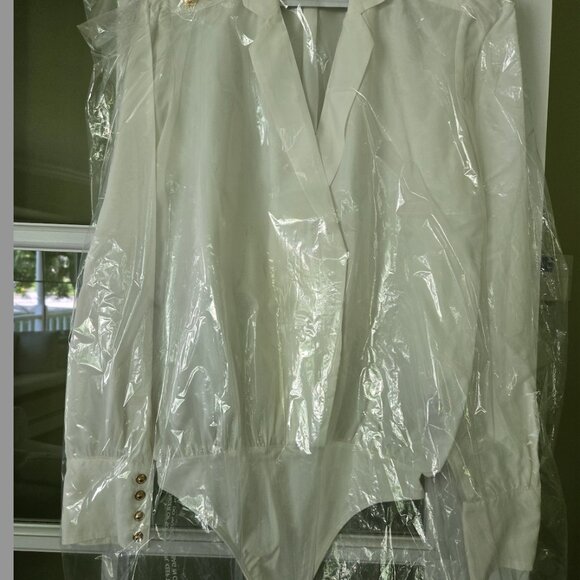 Holland Cooper Shirt Bodysuit in White - Picture 4 of 4